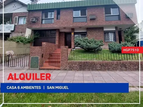 Casa en Alquiler en San Miguel, Partido de San Miguel