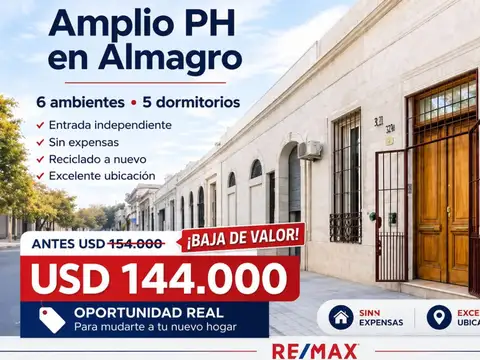 PH en Venta en Almagro, CABA