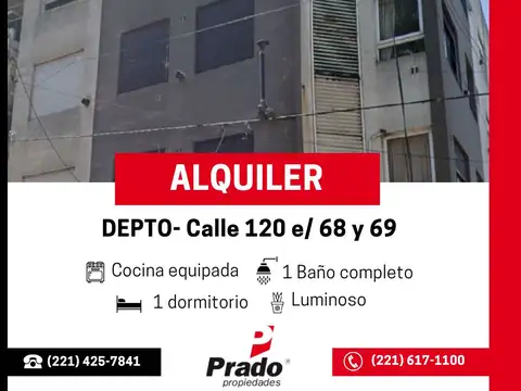 Departamento en Alquiler en La Plata, Partido de La Plata