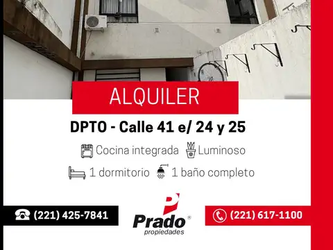 Departamento en Alquiler en Plaza 19 de noviembre, La Plata