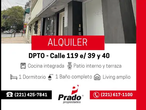 Departamento en Alquiler en La Plata, Partido de La Plata