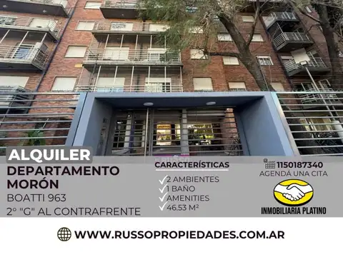 Departamento en Alquiler en Moron, Partido de Morón