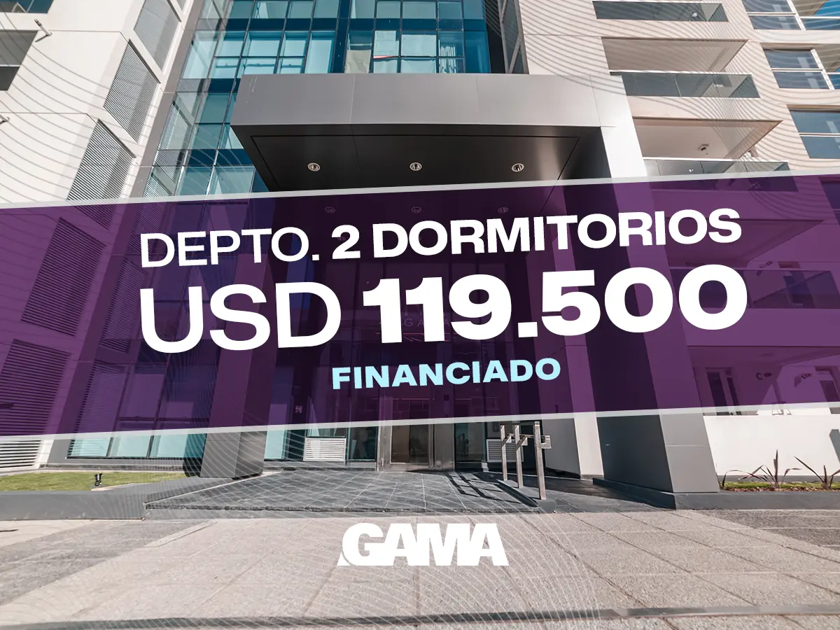 VENTA Depto 2 dorm. - La Diva de GAMA