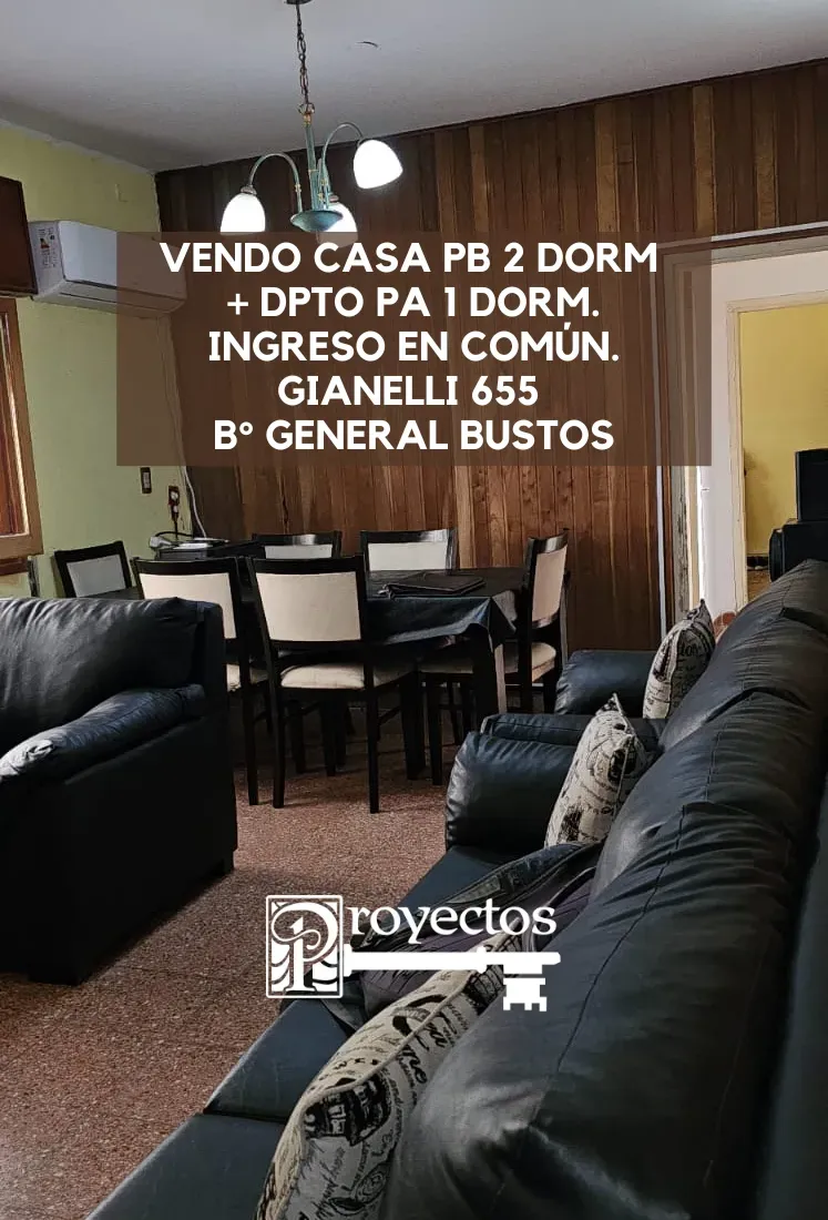 PH Tipo Casa + Departamento en Planta Alta – B° General Bustos