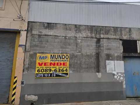 Galpón en Venta en Tablada, Partido de La Matanza
