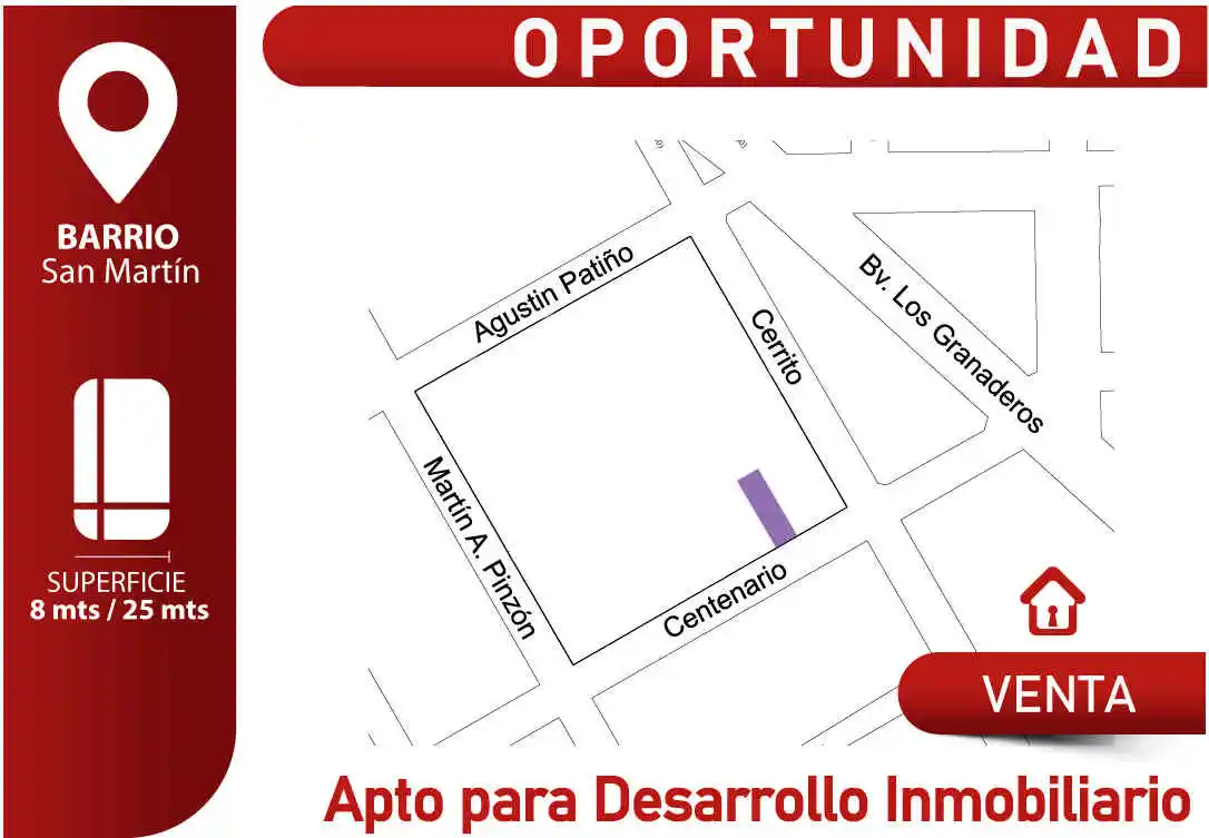 Espectacular Ubicación !! Apto para Desarrollo Inmobiliario !!!