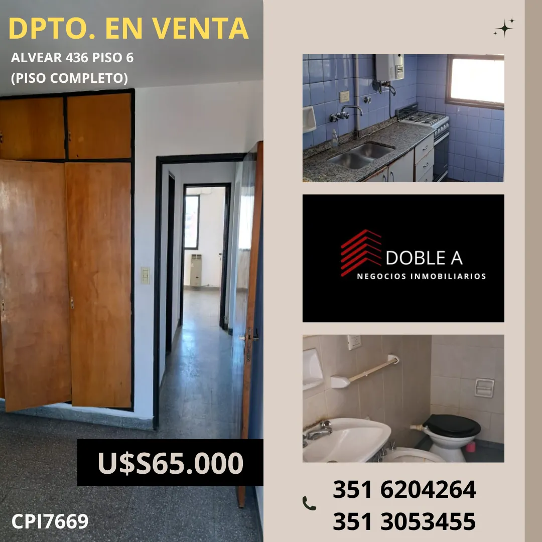 DEPARTAMENTO EN VENTA