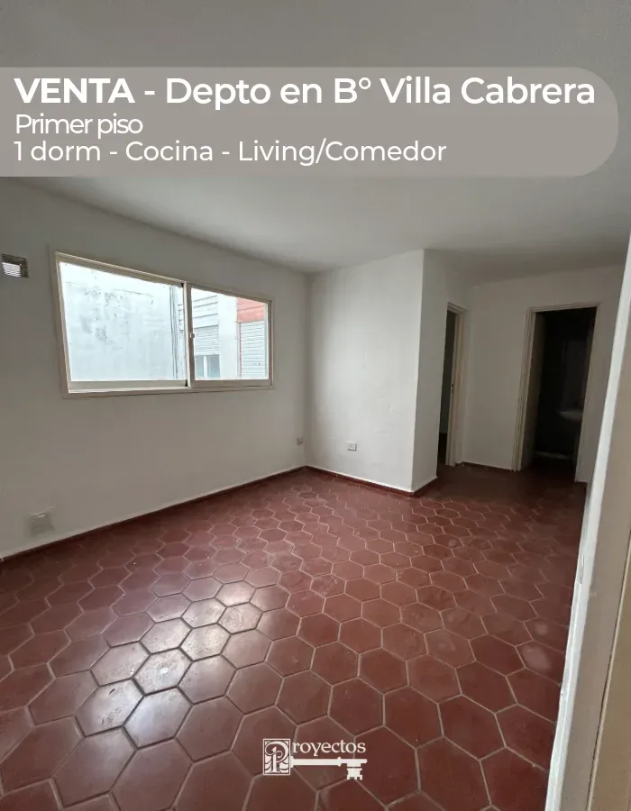 VENTA - Depto 1 DORM en 1er piso - Bº VILLA CABRERA 2058