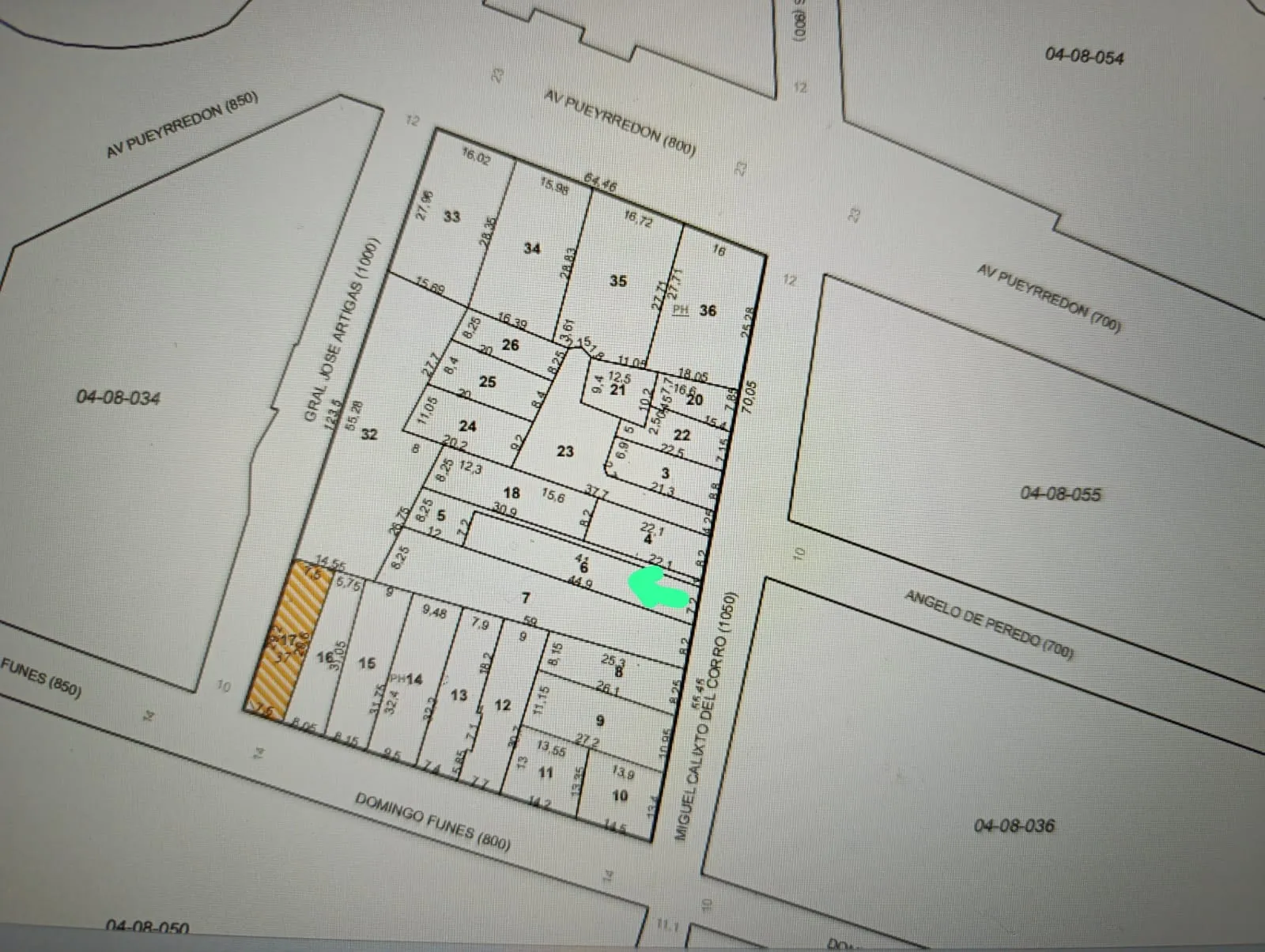 B° OBSERVATORIO - CORRO 1054 CASA VALOR LOTE 300 M2