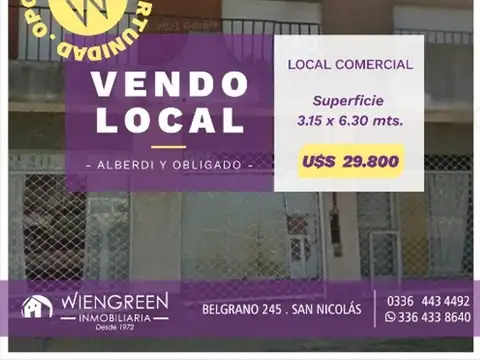 Local en Venta en San Nicolas de los Arroyos, Partido de San Nicolás