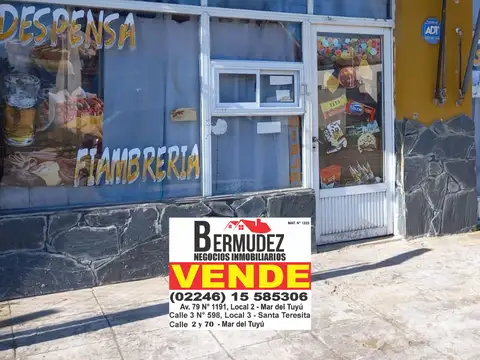 Local en Venta en Mar del Tuyu, Partido de La Costa