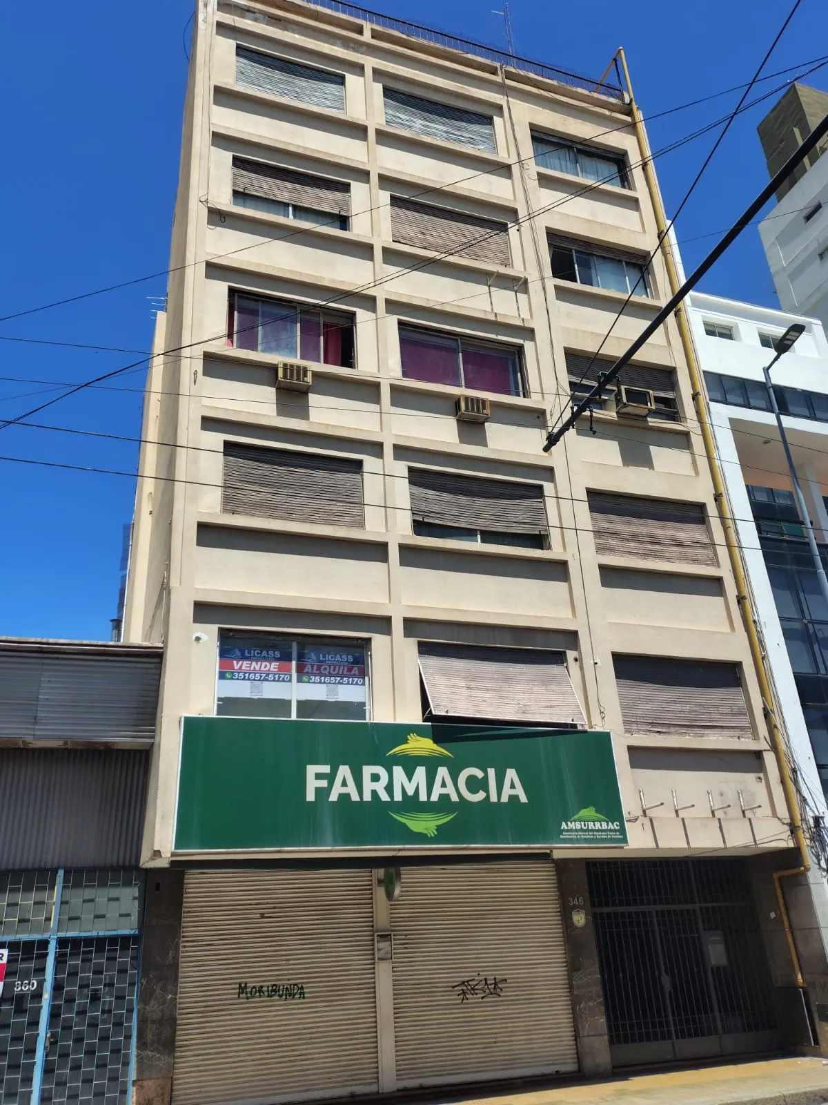 Depto 2 dormitorio, externo con patio, 1 piso, centro Cordoba capital