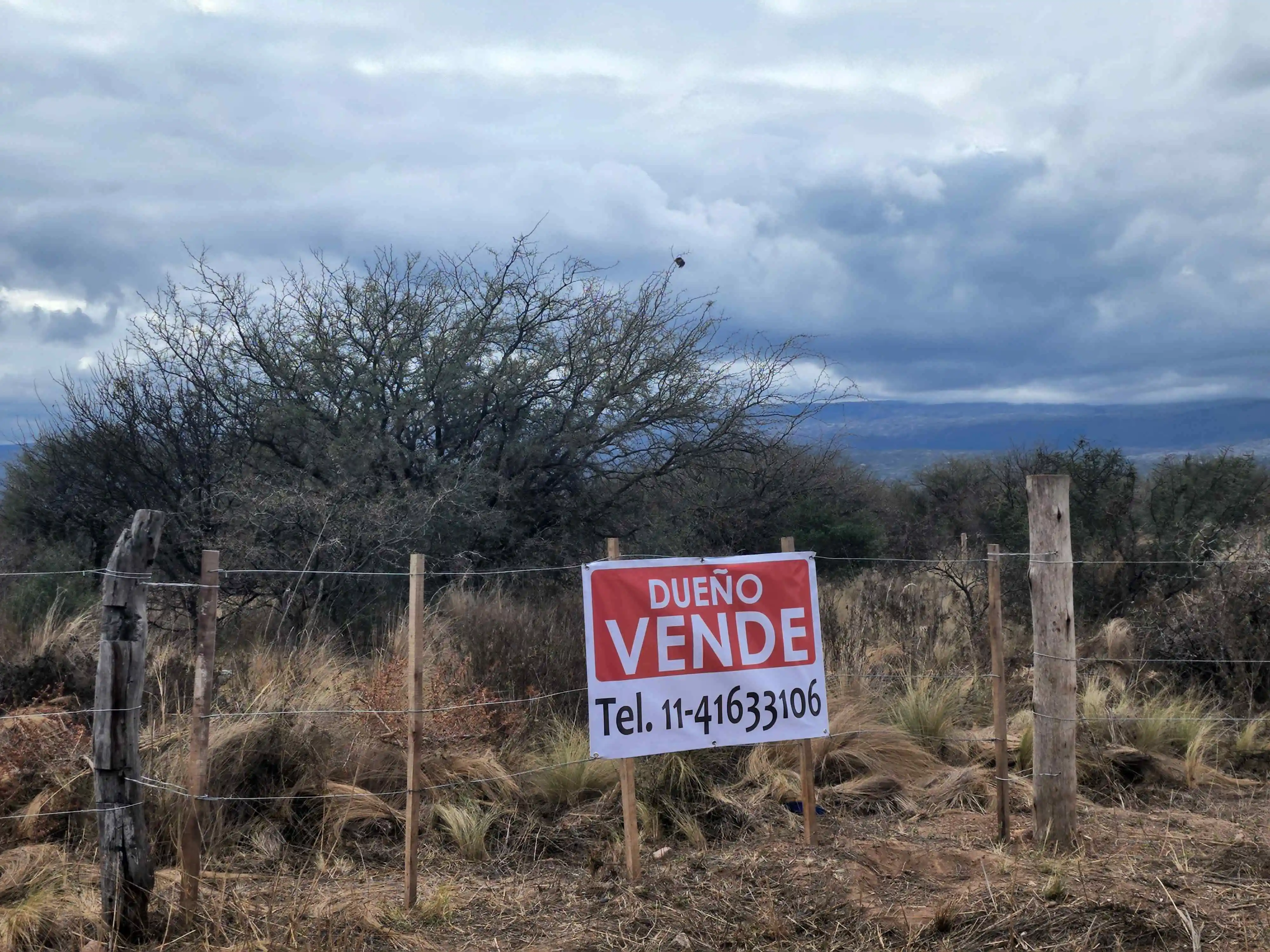 Terreno 4120 m2 en Cura Brochero