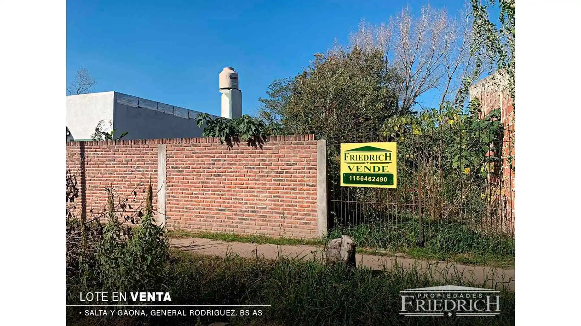 LOTE VENTA -GENERAL RODRIGUEZ