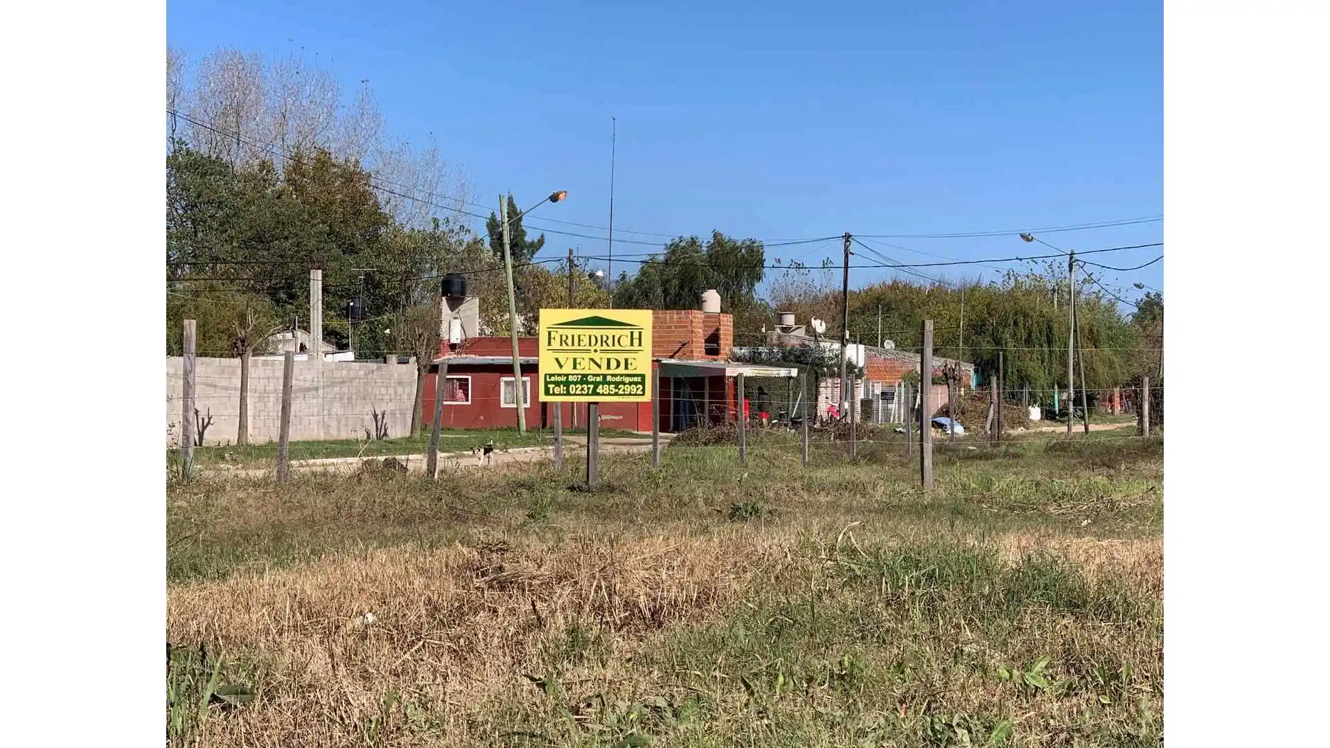 LOTE EN VENTA -GENERAL RODRIGUEZ