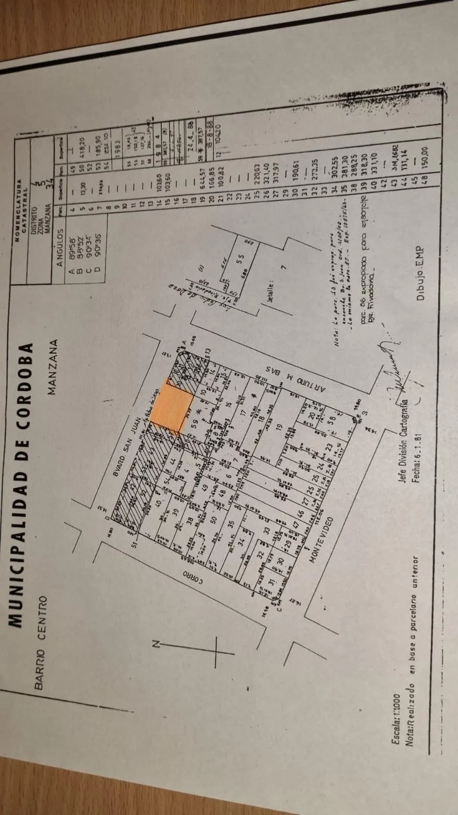 VENTA LOTE PARA DESARROLLO INMOBILIARIO- CENTRO