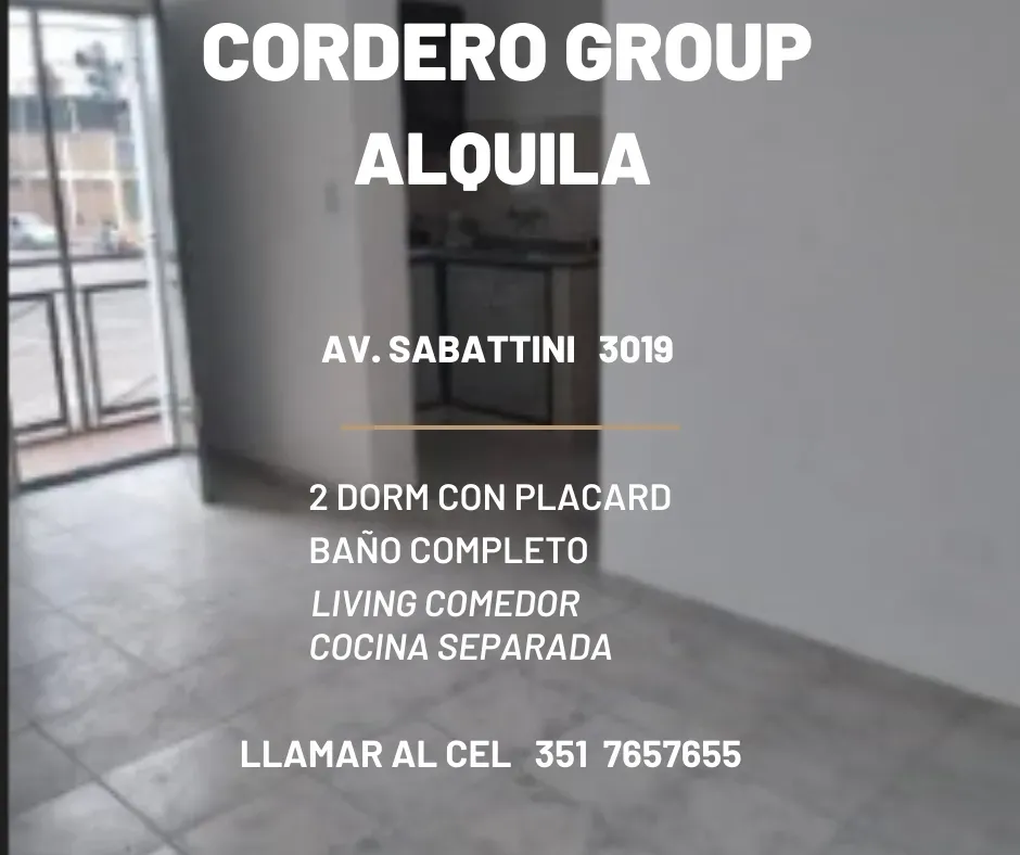 ALQUILO dpto 2 dorm con balcón y  terraza. Bº Rivadavia.