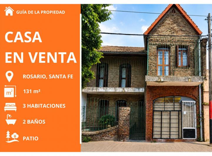 Casa · 131m² · 3 Dormitorios · 1 Cochera