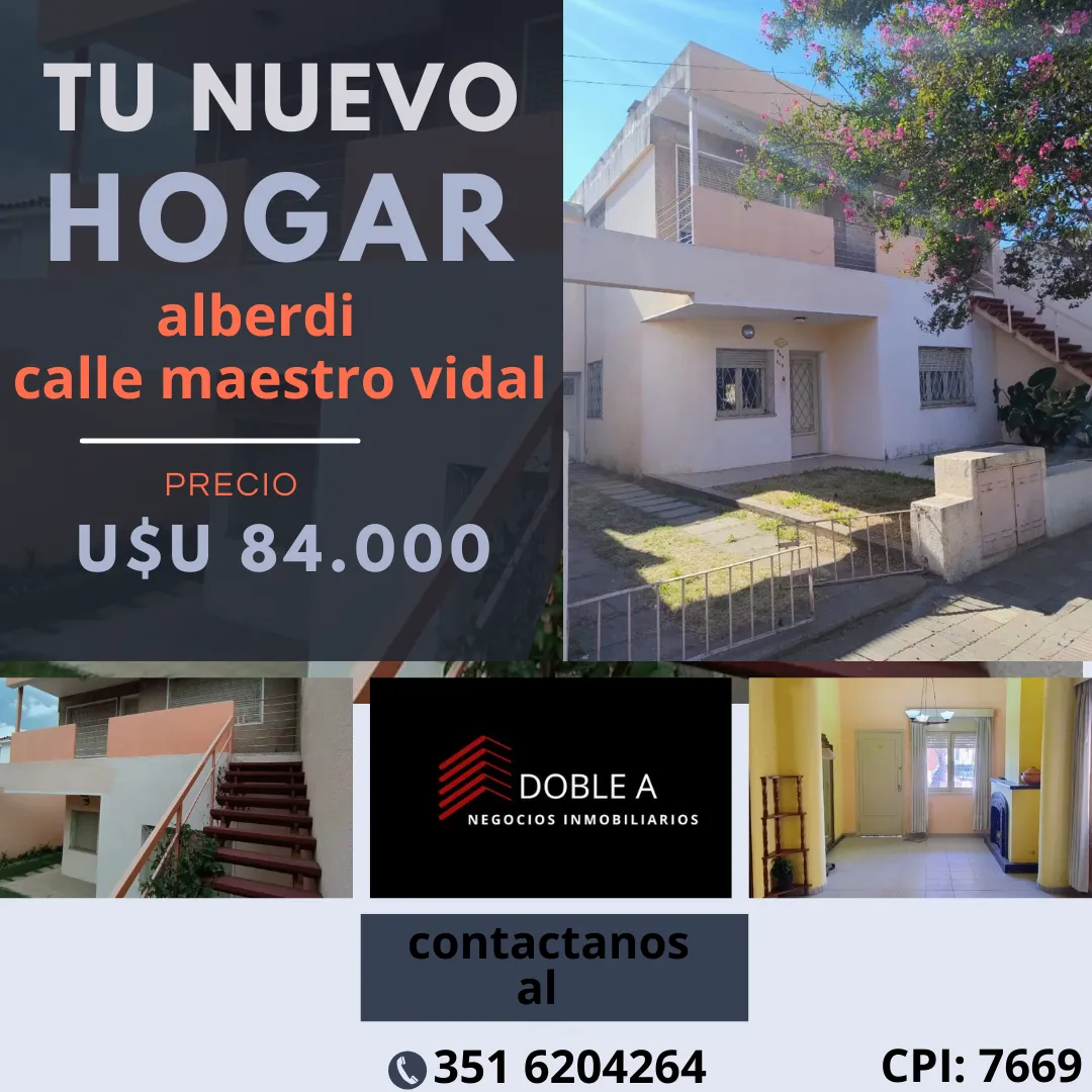 CASA EN VENTA BARRIO ALTO ALBERDI