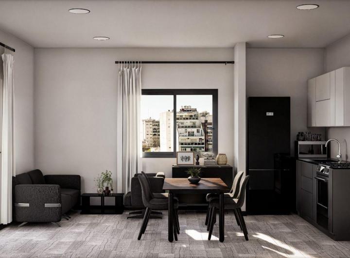 Departamento · 50m² · 2 Ambientes · 1 Cochera