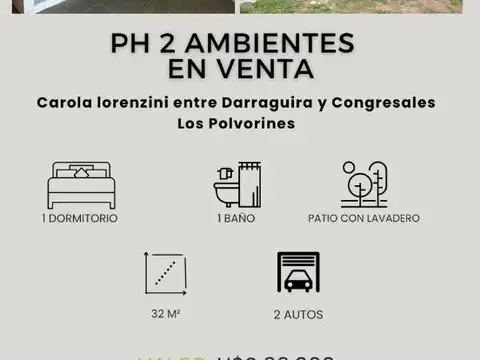 PH en Venta en Los Polvorines, Partido de Malvinas Argentinas