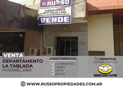PH en Venta en Tablada, Partido de La Matanza