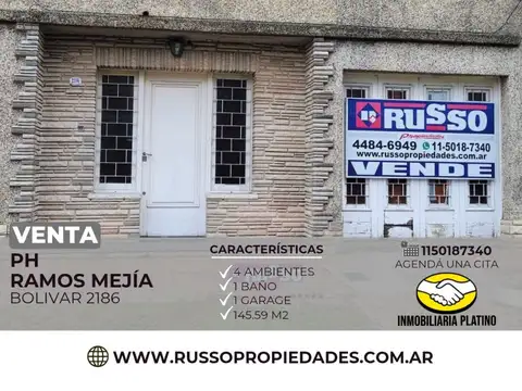 PH en Venta en Ramos Mejia, Partido de La Matanza