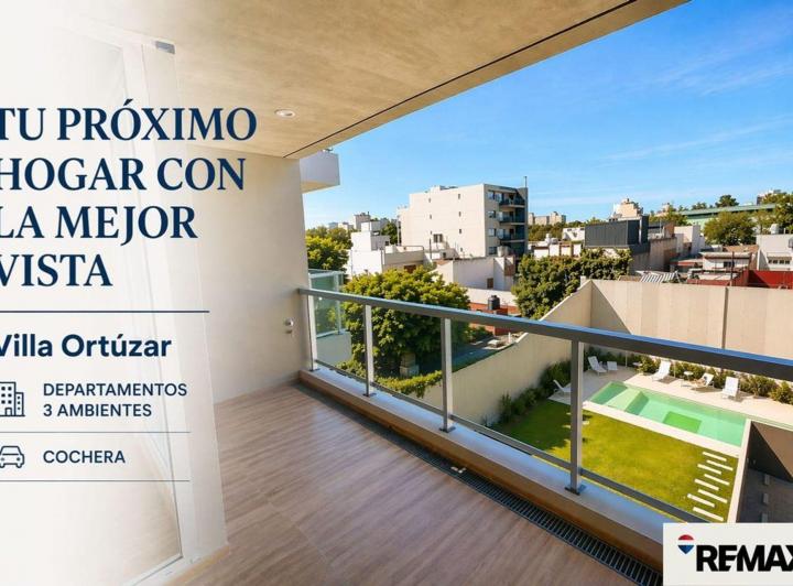 Departamento · 56m² · 3 Ambientes · 1 Cochera
