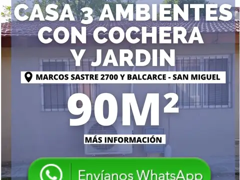 PH en Venta en San Miguel, Partido de San Miguel