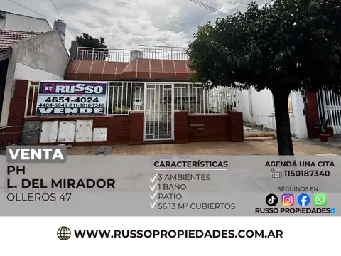 PH en Venta en Lomas del Mirador, Partido de La Matanza