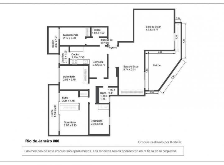 Departamento · 116m² · 4 Ambientes · 1 Cochera
