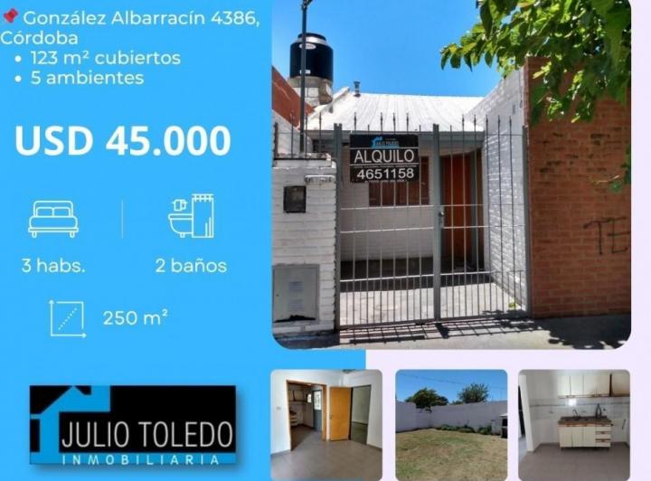 Casa · 123m² · 5 Ambientes · 1 Cochera