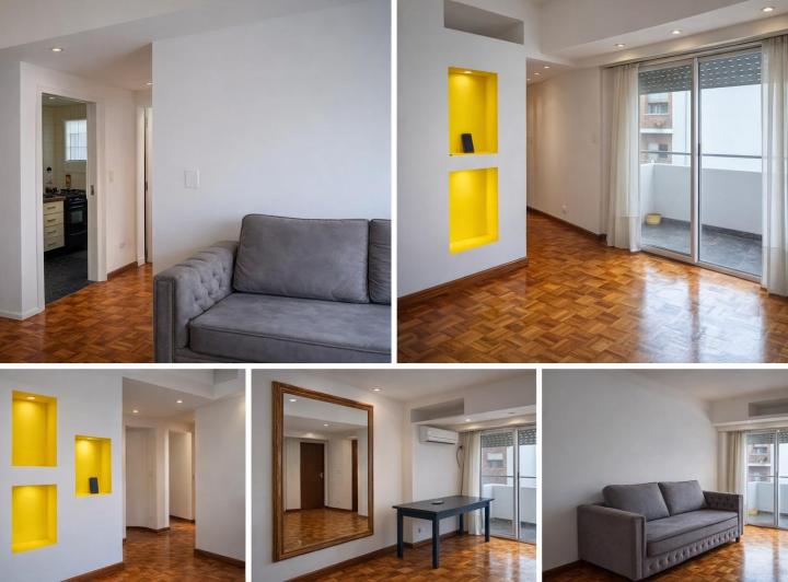 Departamento · 40m² · 2 Ambientes · 1 Cochera