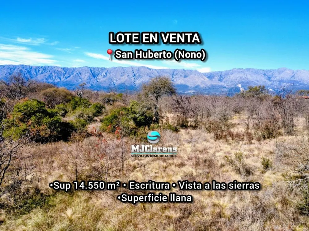 Se vende espectacular Terreno de 1.4 Hectáreas (14.550 m2) en San Huberto – Tras