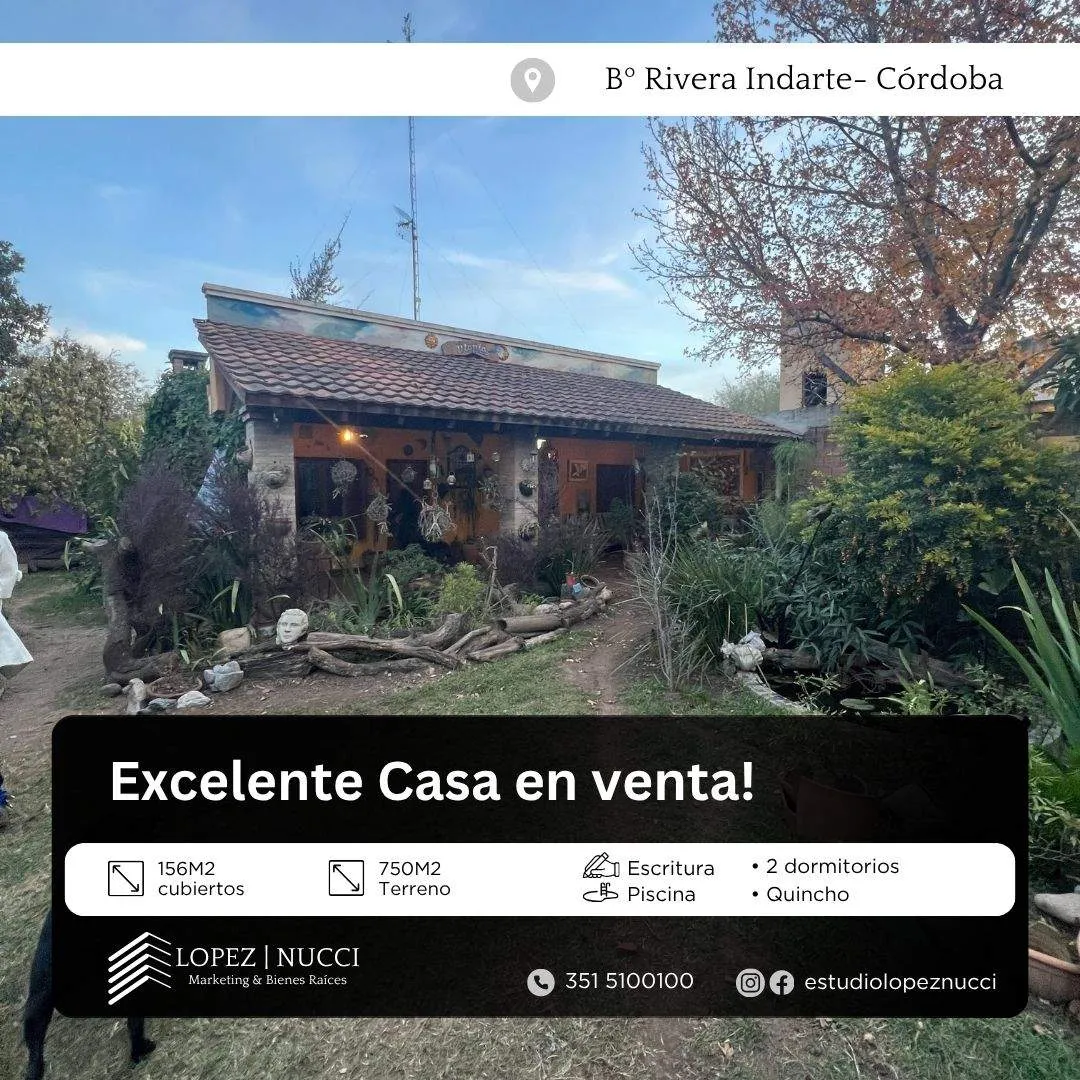Casa 2 Dormitorios con Piscina Rivera Indarte