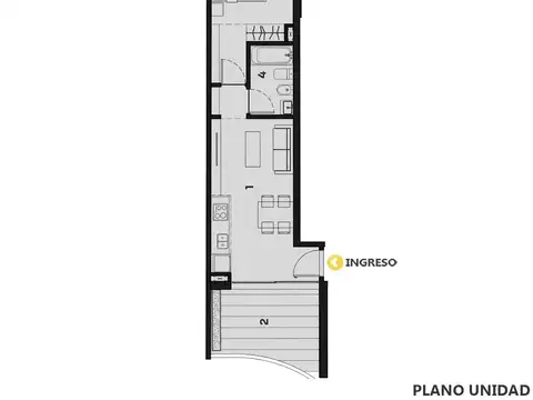 Departamento en Venta en Centro, Rosario