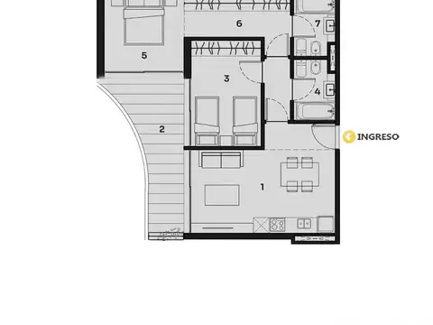Departamento en Venta en Centro, Rosario