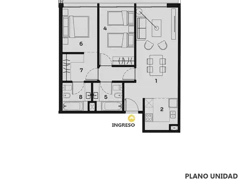 Departamento en Venta en Centro, Rosario