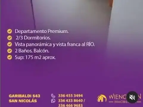 Departamento en Venta en San Nicolás de los Arroyos, Partido de San Nicolás