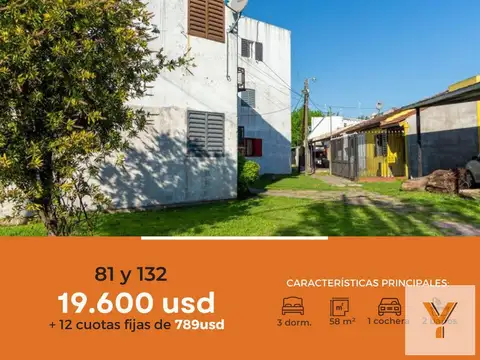Departamento en Venta en Villa Elvira, Partido de La Plata