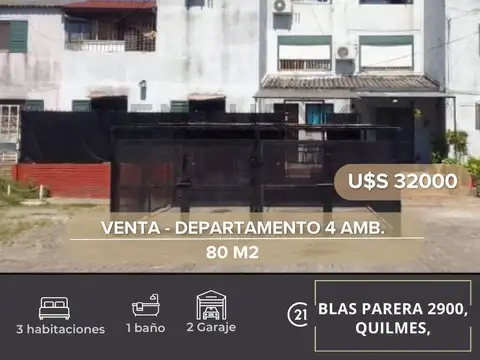 Departamento en Venta en Quilmes Oeste, Partido de Quilmes