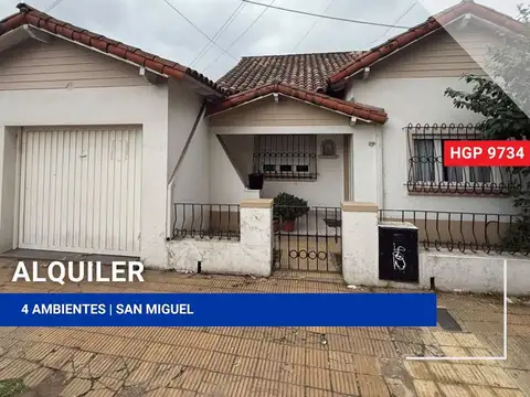Casa en Alquiler en San Miguel, Partido de San Miguel