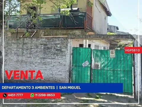 Departamento en Venta en San Miguel, Partido de San Miguel
