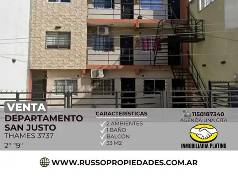 Departamento en Venta en San Justo, Partido de La Matanza