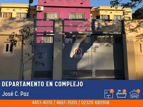 Departamento en Venta en Jose Clemente Paz, Partido de José C. Paz
