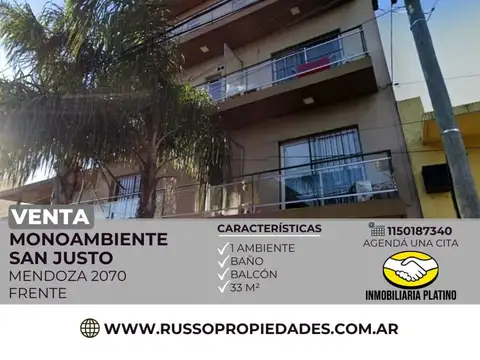 Departamento en Venta en San Justo, Partido de La Matanza