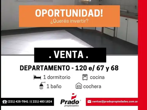 Departamento en Venta en La Plata, Partido de La Plata