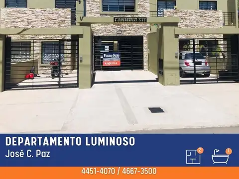Departamento en Venta en Jose Clemente Paz, Partido de José C. Paz