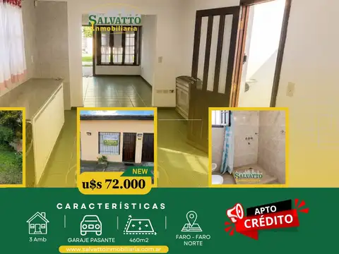 Casa en Venta en Faro, Mar del Plata