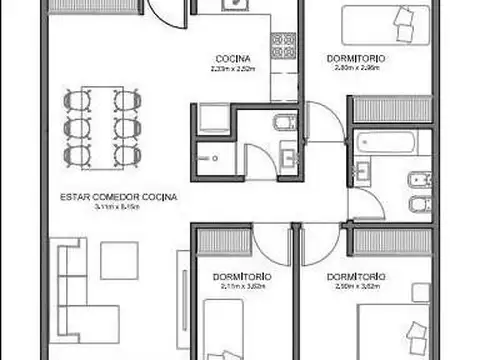 Departamento en Venta en Barrio Platense, Florida